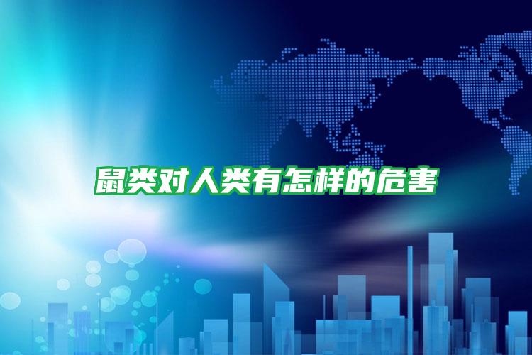 鼠類對人類有怎樣的危害