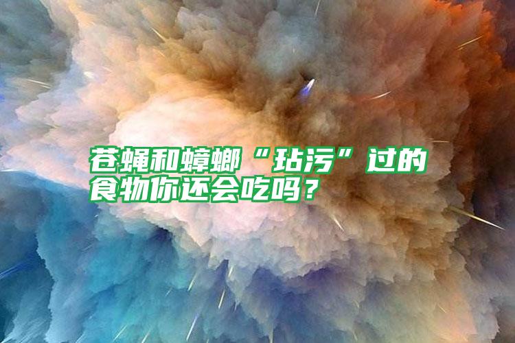 蒼蠅和蟑螂“玷污”過(guò)的食物你還會(huì)吃嗎?