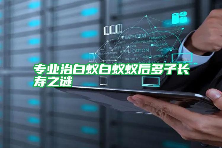 專業(yè)治白蟻白蟻蟻后多子長壽之謎