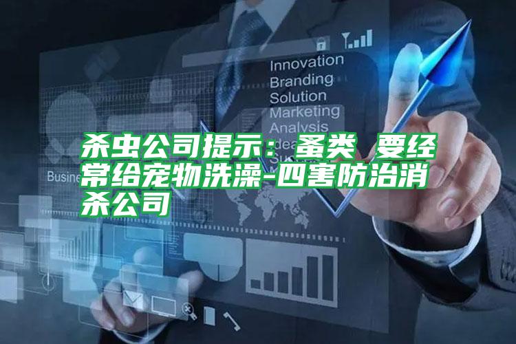 殺蟲公司提示:蚤類 要經(jīng)常給寵物洗澡-四害防治消殺公司