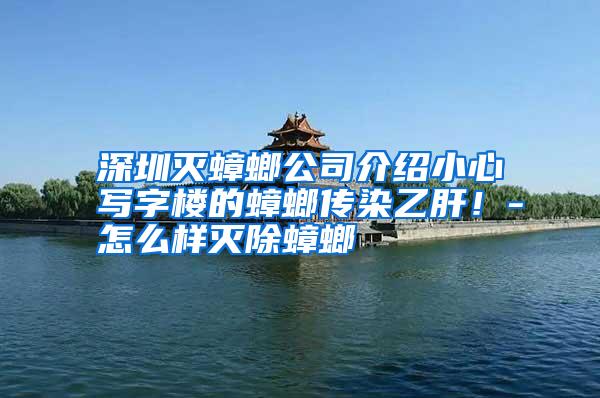深圳滅蟑螂公司介紹小心寫字樓的蟑螂傳染乙肝！-怎么樣滅除蟑螂