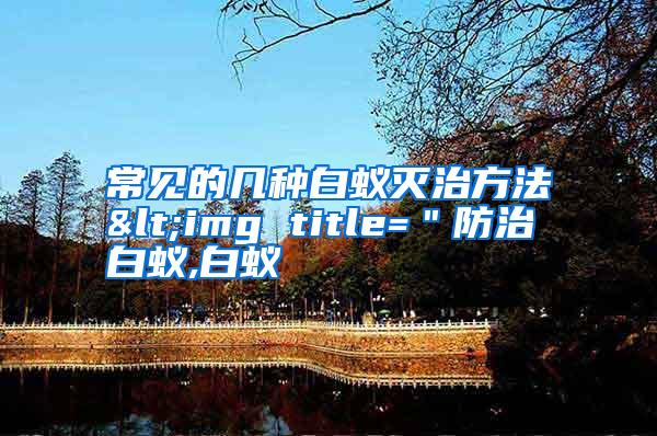 常見(jiàn)的幾種白蟻滅治方法<img title="防治白蟻,白蟻