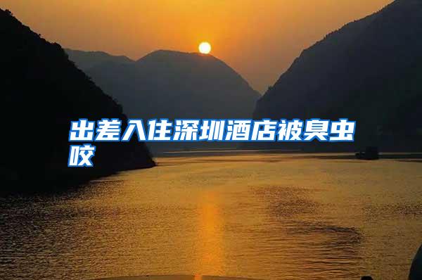 出差入住深圳酒店被臭蟲(chóng)咬