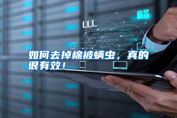 如何去掉棉被螨蟲(chóng),真的很有效!