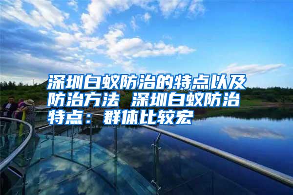 深圳白蟻防治的特點(diǎn)以及防治方法 深圳白蟻防治特點(diǎn):群體比較宏