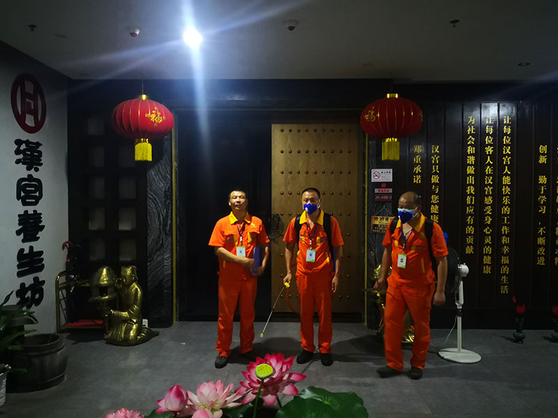 養(yǎng)生會所四害消殺作業(yè)現(xiàn)場